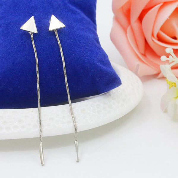 Lovely Triangle Drop Earrings