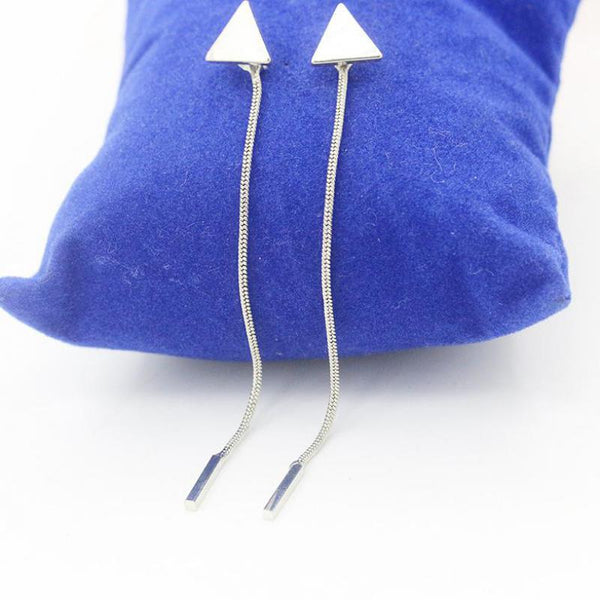 Lovely Triangle Drop Earrings