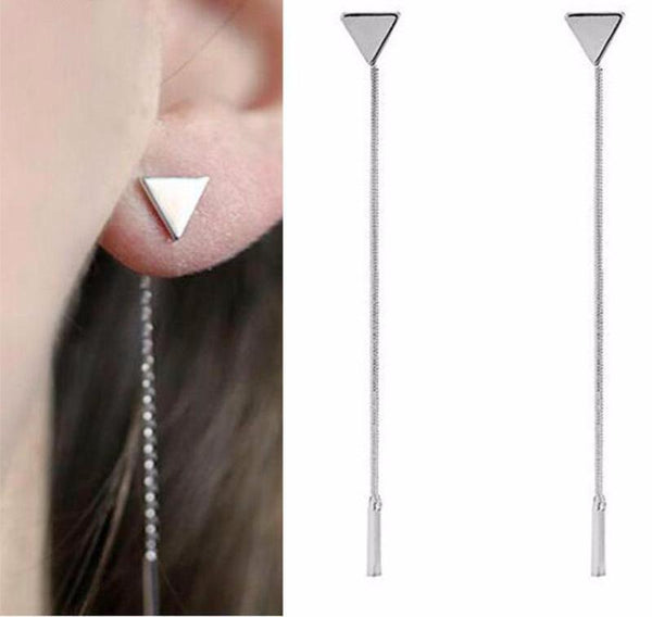 Lovely Triangle Drop Earrings