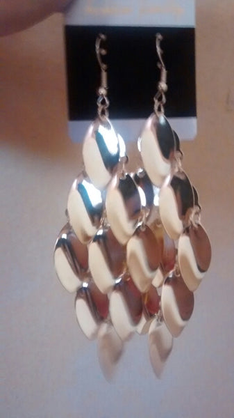 Multi layer Water Drop Earrings