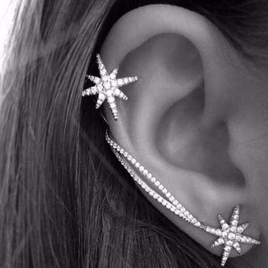 Gothic Snowflake Earrings