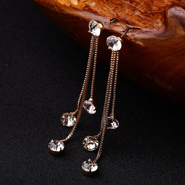 Fashion Drop Rhinestone Earrings