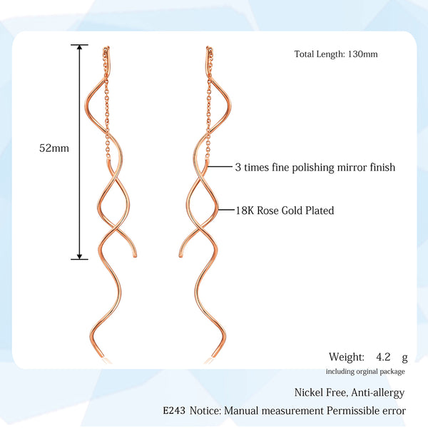 Crazy Spiral Earrings