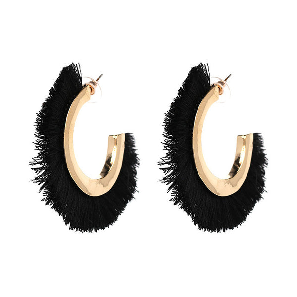 Vintage Maxi Tassel Earrings