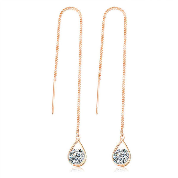 Crystal Water Drop Earrings