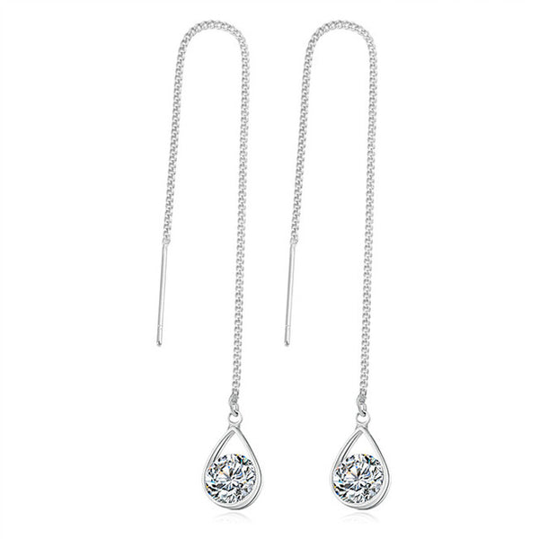 Crystal Water Drop Earrings