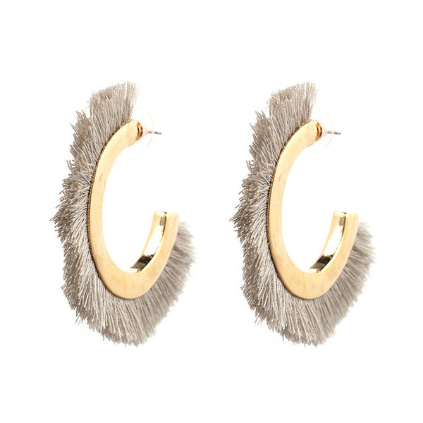 Vintage Maxi Tassel Earrings