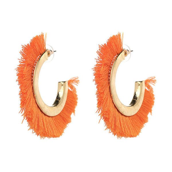 Vintage Maxi Tassel Earrings