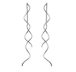 Iutopian Twisted Bar  Dangle Earrings