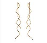 Iutopian Twisted Bar  Dangle Earrings
